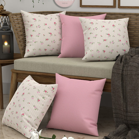 CHHAVI INDIA Microfiber Cushions Cover