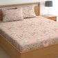 CHHAVI INDIA 210 TC Microfiber Printed Double Bedsheet With Pillow Covers