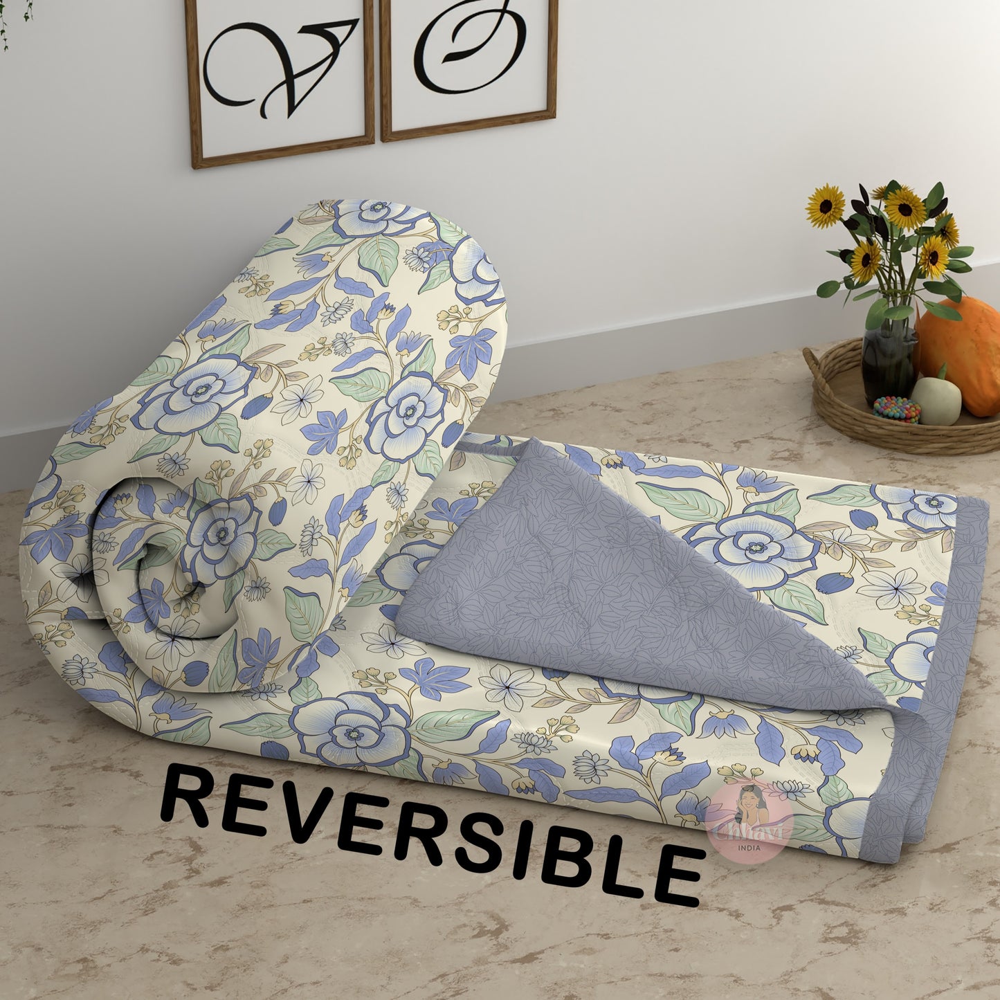 CHHAVI INDIA Printed Double Comforter for AC Room