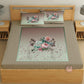 CHHAVI INDIA 210 TC Microfiber Printed King Size Bedsheet With 2 Pillow Covers
