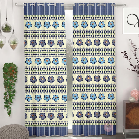 CHHAVI INDIA DESIGNER PRINTED DOOR CURTAIN PACK OF 2