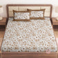 CHHAVI INDIA 210 TC Microfiber Printed King Size Bedsheet With Pillow Covers