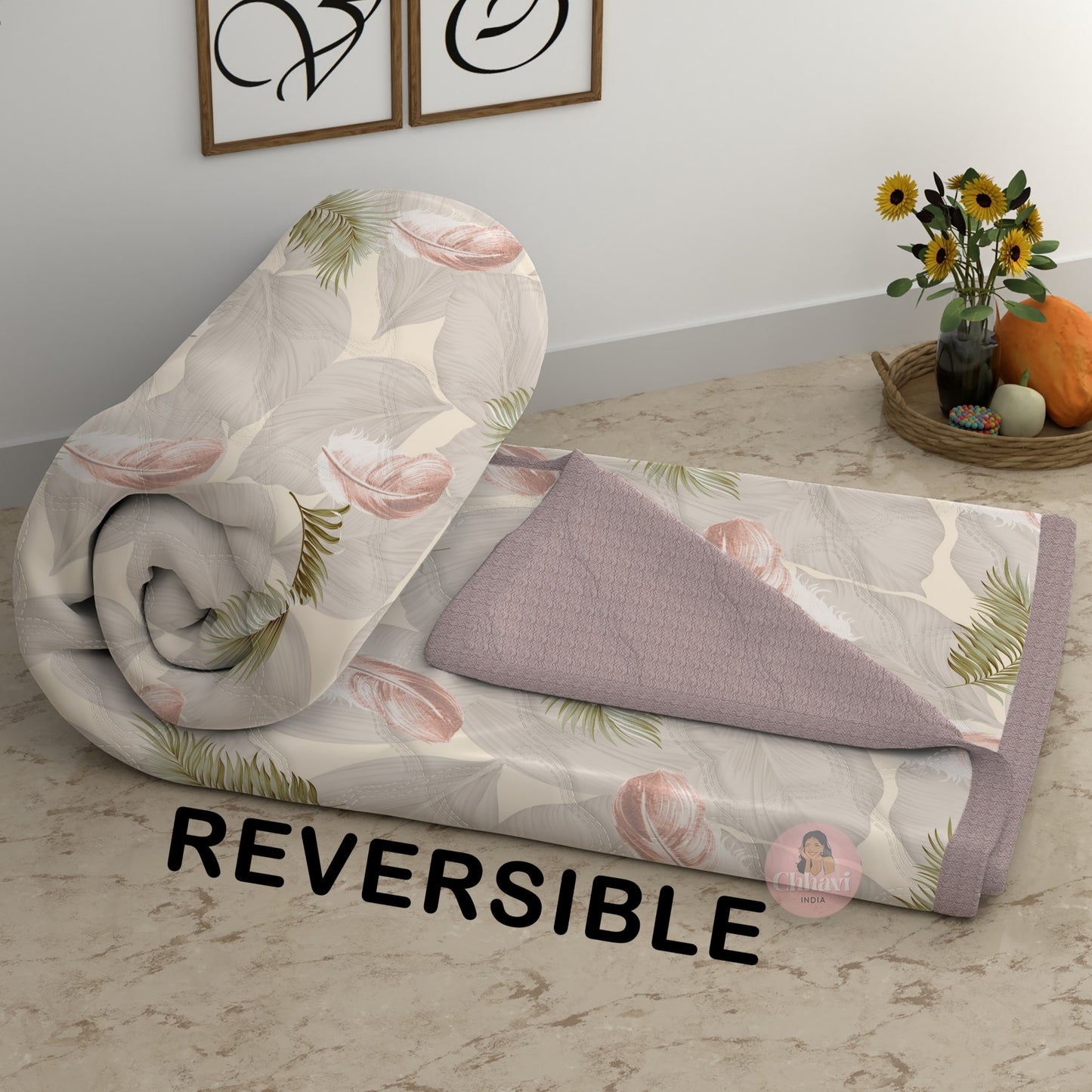 CHHAVI INDIA Printed Double Comforter for AC Room