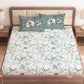 CHHAVI INDIA 210 TC Microfiber Printed King Size Bedsheet With Pillow Covers