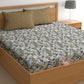 CHHAVI INDIA 210 TC Microfiber Printed King Size Bedsheet With 2 Pillow Covers