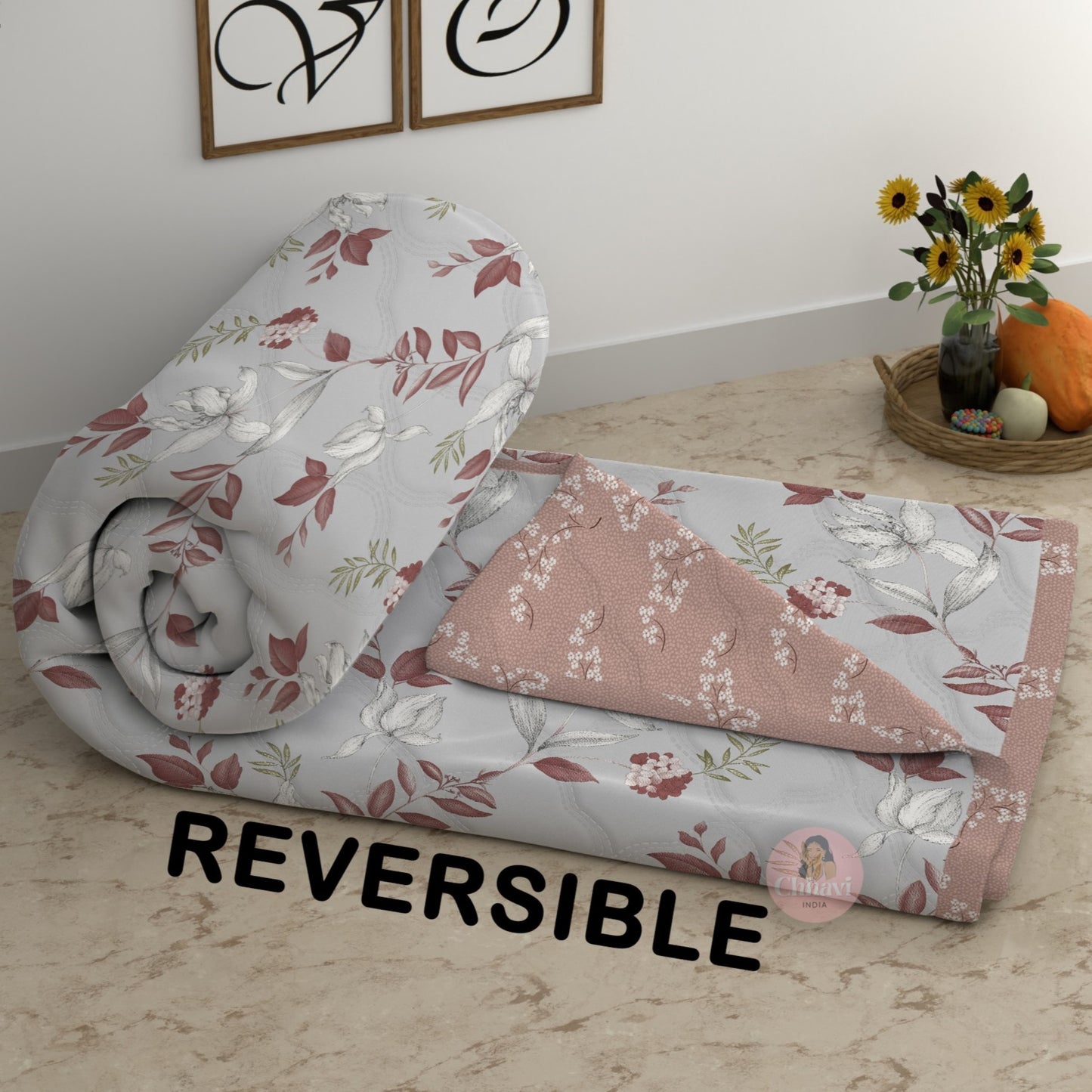 CHHAVI INDIA Printed Double Comforter for AC Room