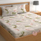 CHHAVI INDIA 210 TC Microfiber Printed Double Bedsheet With 2 Pillow Covers