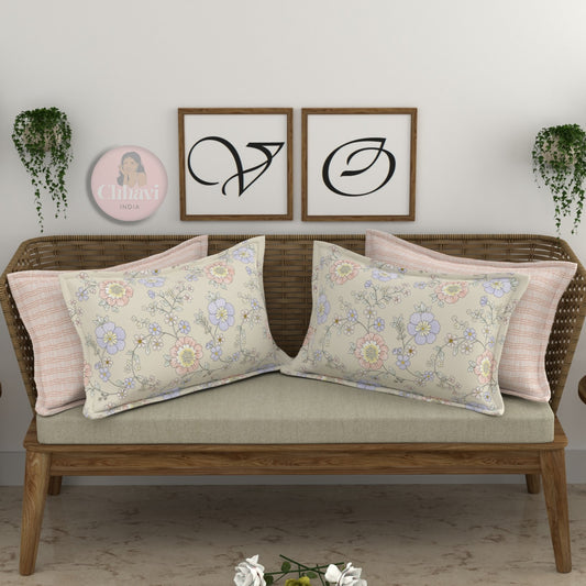 CHHAVI INDIA Microfiber Pillow Cover