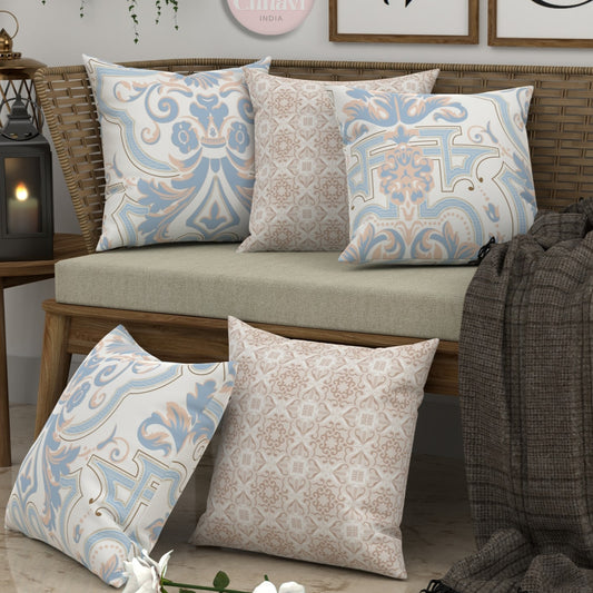 CHHAVI INDIA Microfiber Cushions Cover