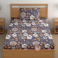CHHAVI INDIA 180 TC Microfiber Printed Single Bedsheet With 1 Pillow Cover