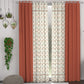 CHHAVI INDIA DESIGNER PRINTED 8 FEET DOOR CURTAIN PACK OF 4