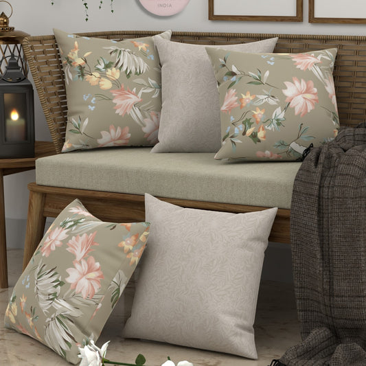 CHHAVI INDIA Microfiber Cushions Cover
