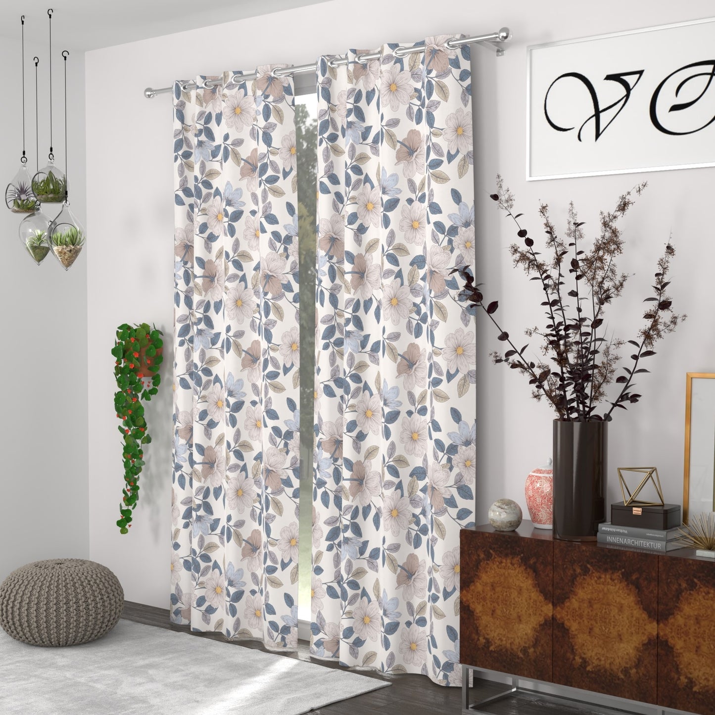 CHHAVI INDIA DESIGNER PRINTED DOOR CURTAIN PACK OF 2