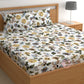 CHHAVI INDIA 210 TC Microfiber Printed Double Bedsheet With Pillow Covers