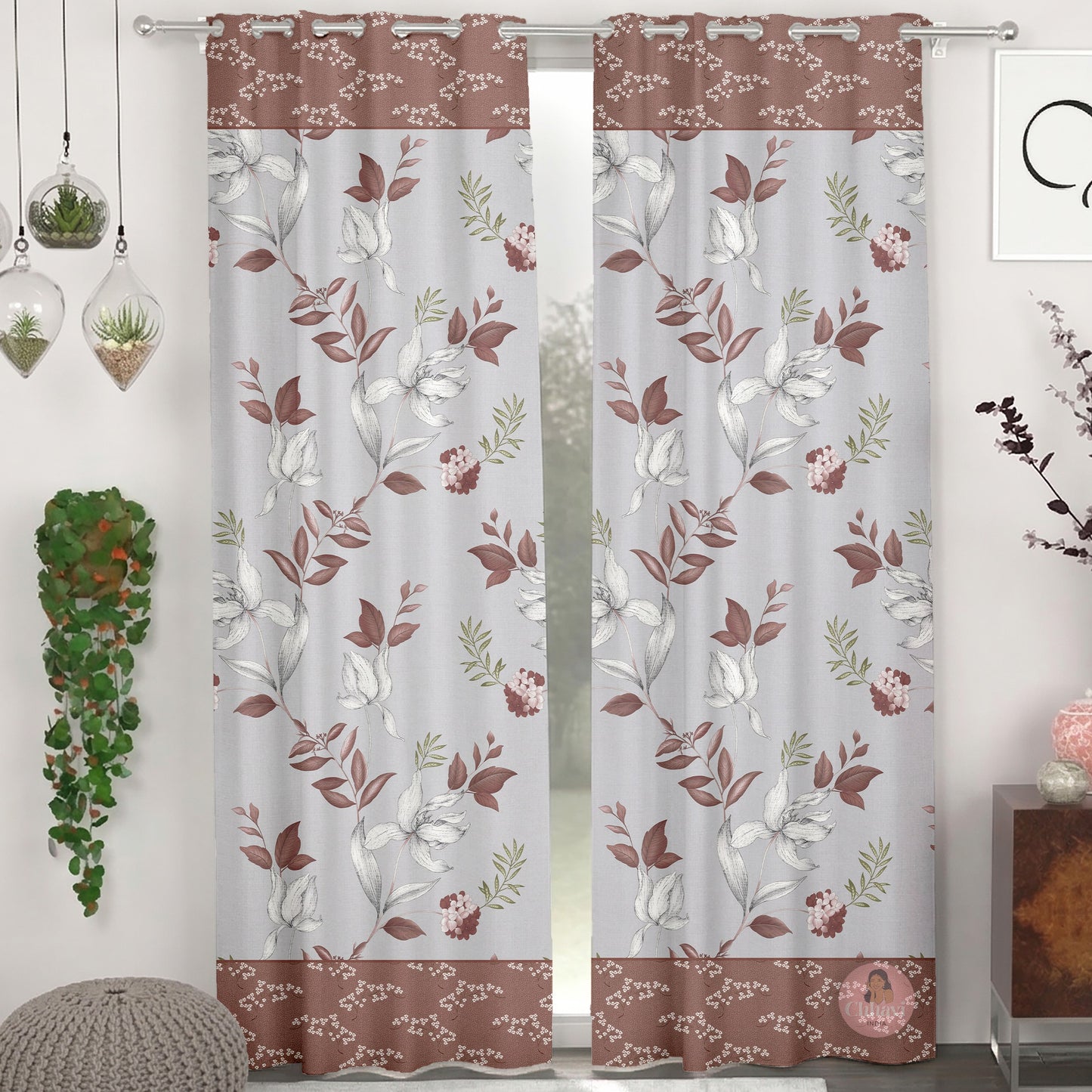 CHHAVI INDIA DESIGNER PRINTED DOOR CURTAIN PACK OF 2