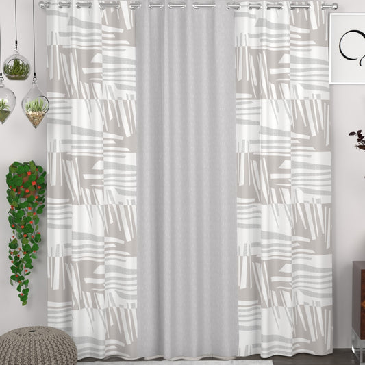 CHHAVI INDIA DESIGNER PRINTED DOOR CURTAIN PACK OF 3
