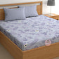 CHHAVI INDIA 210 TC Microfiber Printed King Size Bedsheet With 2 Pillow Covers