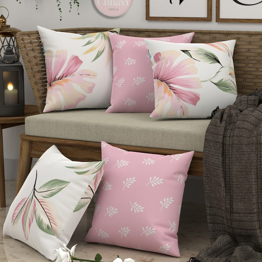 CHHAVI INDIA Microfiber Cushions Cover