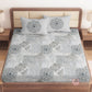 CHHAVI INDIA 210 TC Microfiber Printed King Size Bedsheet With Pillow Covers