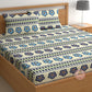 CHHAVI INDIA 210 TC Microfiber Printed Double Bedsheet With 2 Pillow Covers