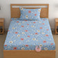 CHHAVI INDIA 180 TC Microfiber Printed Single Bedsheet With 1 Pillow Cover