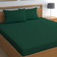 CHHAVI INDIA 210 TC Microfiber  Double Stripe Bedsheet With Pillow Covers