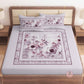 CHHAVI INDIA 210 TC Microfiber Printed King Size Bedsheet With Pillow Covers