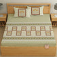 CHHAVI INDIA 210 TC Microfiber Printed King Size Bedsheet With 2 Pillow Covers