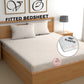 CHHAVI INDIA 210 TC Microfiber Fitted Double Size Printed Bedsheet With 2 Pillow covers