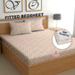 CHHAVI INDIA 210 TC Microfiber Fitted Double Size Printed Bedsheet With 2 Pillow covers
