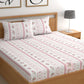 CHHAVI INDIA 210 TC Microfiber Printed Double Bedsheet With Pillow Covers