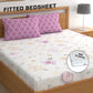 CHHAVI INDIA 210 TC Microfiber Double Fitted  Size Printed Bedsheet