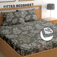 CHHAVI INDIA 210 TC Microfiber Fitted Double Size Printed Bedsheet With 2 Pillow covers