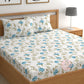 CHHAVI INDIA 210 TC Microfiber Printed Double Bedsheet With Pillow Covers