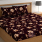 CHHAVI INDIA 210 TC Microfiber Printed Double Bedsheet With Pillow Covers