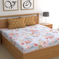 CHHAVI INDIA 210 TC Microfiber Printed Double Bedsheet With Pillow Covers
