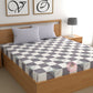 CHHAVI INDIA 210 TC Microfiber Printed King Size Bedsheet With Pillow Covers