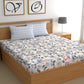 CHHAVI INDIA 210 TC Microfiber Printed King Size Bedsheet With Pillow Covers