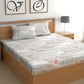CHHAVI INDIA 210 TC Microfiber Printed Double Bedsheet With 2 Pillow Covers