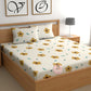 CHHAVI INDIA 210 TC Microfiber Printed Double Bedsheet With 2 Pillow Covers
