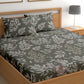 CHHAVI INDIA 210 TC Microfiber Printed Double Bedsheet With 2 Pillow Covers