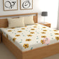 CHHAVI INDIA 210 TC Microfiber Printed King Size Bedsheet With Pillow Covers