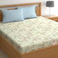 CHHAVI INDIA 210 TC Microfiber Printed King Size Bedsheet With Pillow Covers