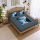 CHHAVI INDIA 210 TC Microfiber Printed King Size Bedsheet With 2 Pillow Covers