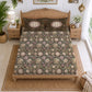 CHHAVI INDIA 210 TC Microfiber Printed King Size Bedsheet With 2 Pillow Covers