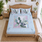 CHHAVI INDIA 210 TC Microfiber Printed King Size Bedsheet With 2 Pillow Covers