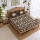 CHHAVI INDIA 210 TC Microfiber Printed King Size Bedsheet With 2 Pillow Covers