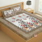 CHHAVI INDIA 210 TC Microfiber Printed King Size Bedsheet With 2 Pillow Covers