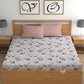 CHHAVI INDIA 210 TC Microfiber Printed King Size Bedsheet With Pillow Covers