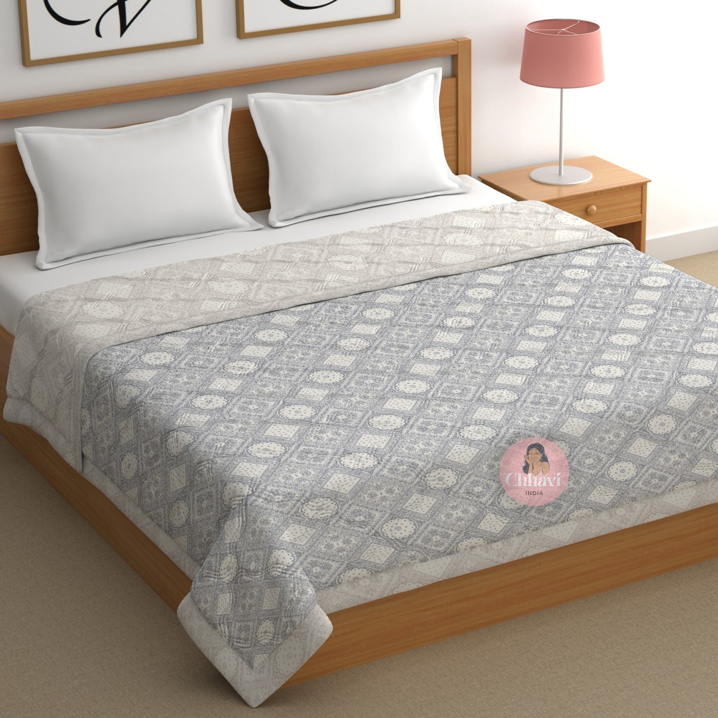 CHHAVI INDIA Printed Double Comforter for AC Room